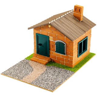 Building set - house with bbq - 185 pieces